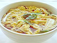 肉入り卵とじそば又はうどん