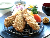鯵フライ定食