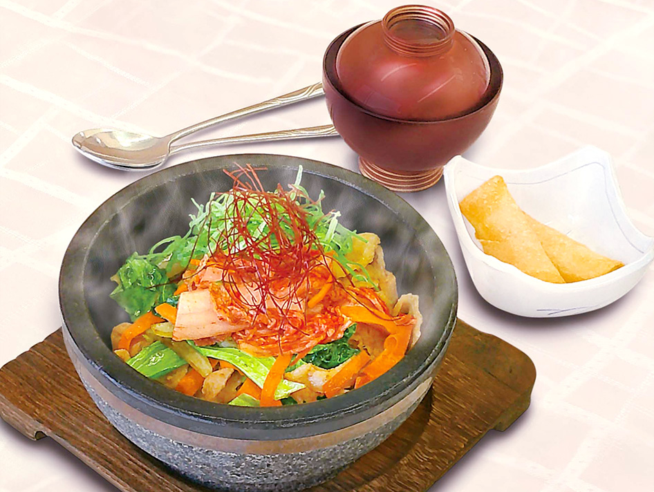 石焼豚キムチ膳