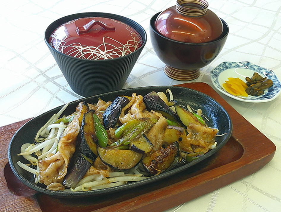 豚肉と茄子の味噌炒め