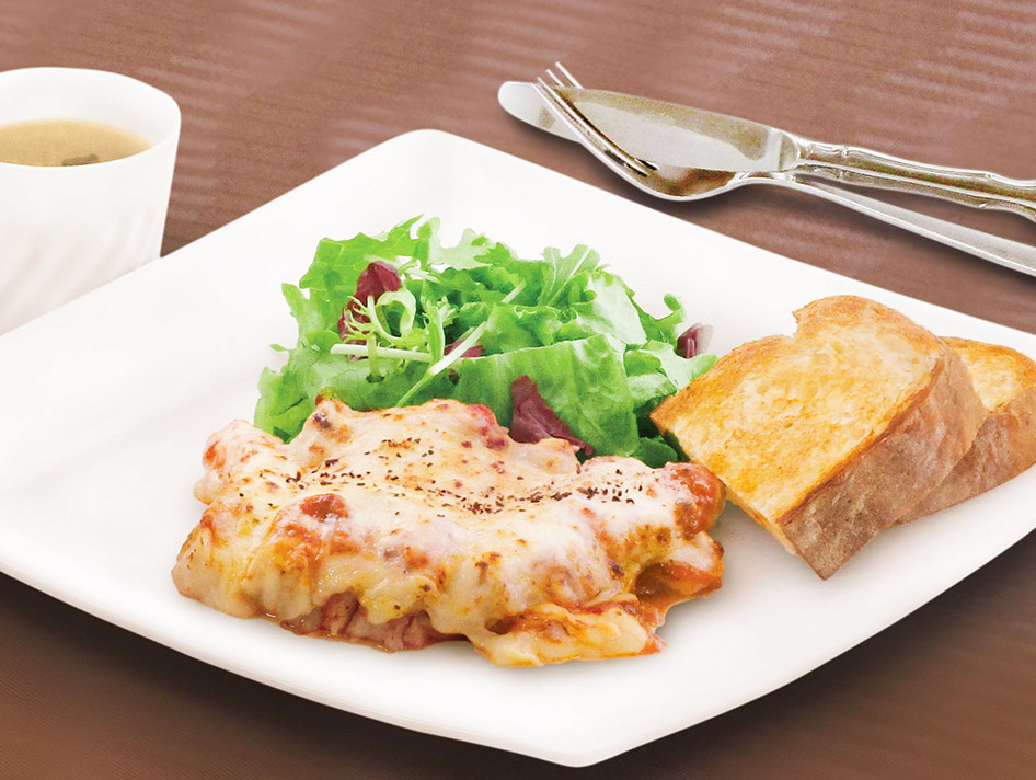 ロカボランチ～チキンのガーリックトマトチーズ焼き～